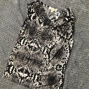 Michael Kors snake skin/animal print top